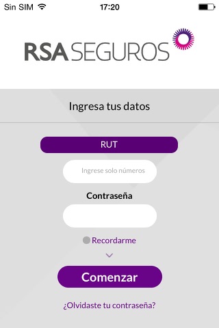 UBIMATICS RSA Seguros Chile screenshot 3