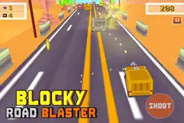 Game screenshot Blocky Road Blaster - 3D ( Fun Race & Shoot Game ) hack