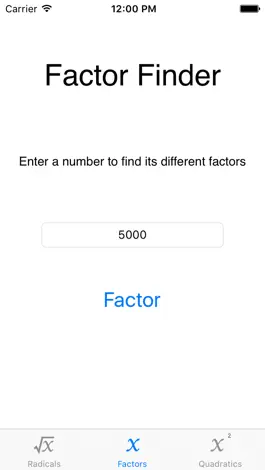 Game screenshot Finding Factors - Quadratic Formula Solver - Radical Simplifier hack