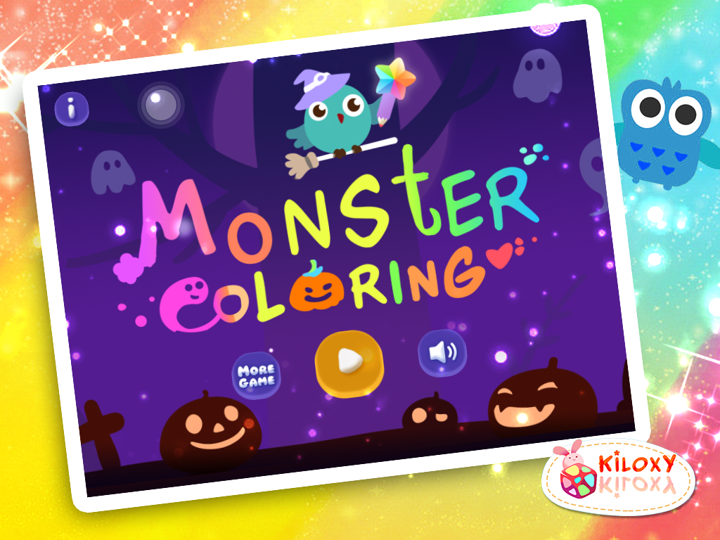 The Monster Coloring - A coloring game that have animation~ screenshot 6