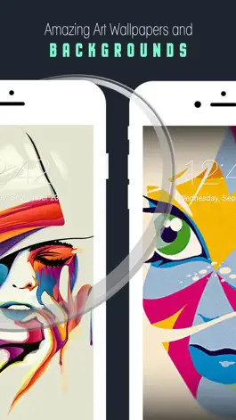 Game screenshot Art Wallpapers & Backgrounds 3D –Beautiful Abstract & illusion HD Lock Screen Wallpaper mod apk
