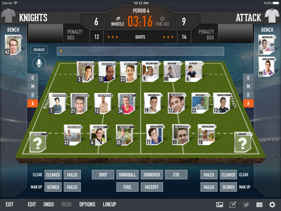 Screenshot #4 pour iScore Lacrosse Scorekeeper