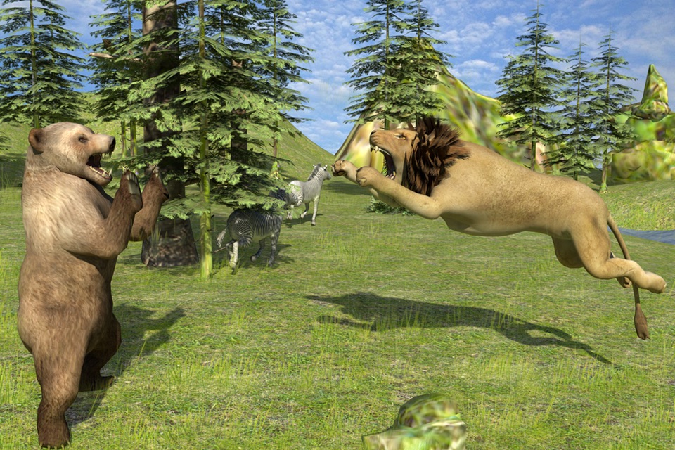 Forest Wild Life Simulator 3D screenshot 2