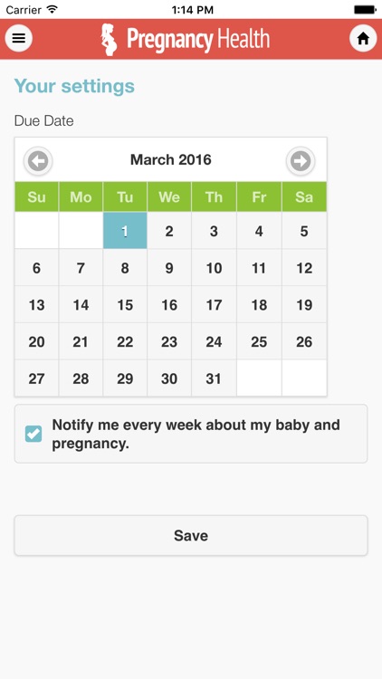 Pregnancy Health & Fitness Week by Week screenshot-4