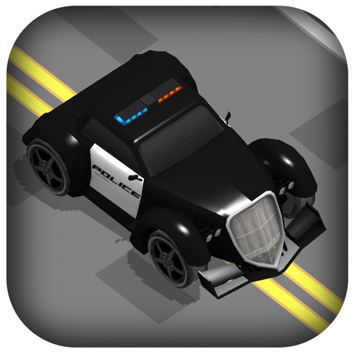 3D Zig-Zag Crazy Car -  Moto Mad Police Car with Maze Road Run Icon