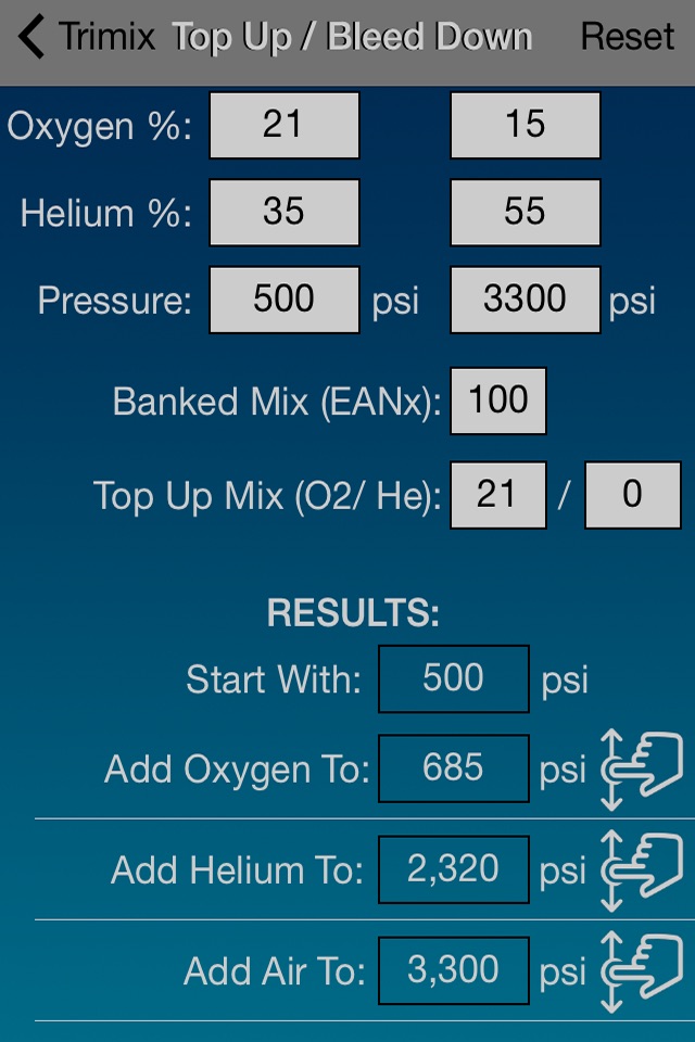 Dive Calculator screenshot 4