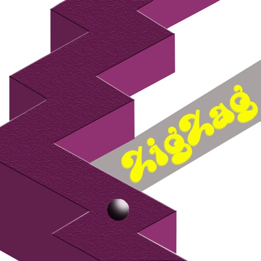 Zig Zag pullze game  : run ball in skye iOS App