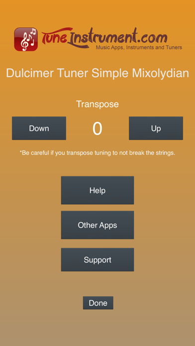 Dulcimer Tuner Simple Mixolydianのおすすめ画像4