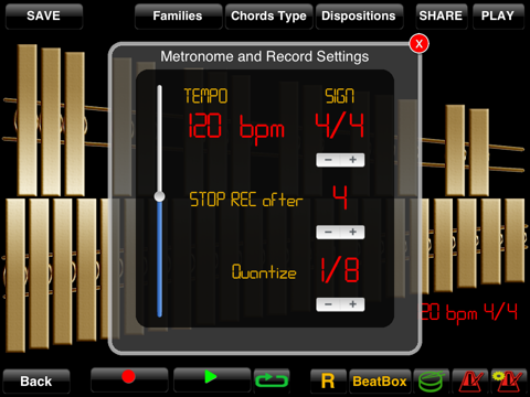 MALLETS VOICE LITE iPad screenshot 4 - Music app