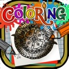 Coloring Book Weapons : Painting Pictures on Army Hands Cartoon for Pro