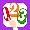 123 Touch the Numbers for preschool kids app icon - Education app for iPhone