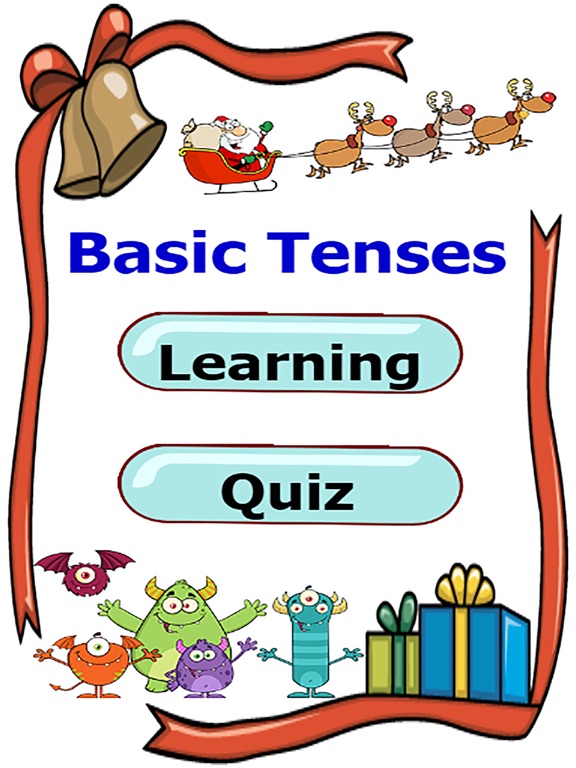 Check grammar in use for basic English tenses practice games iPad screenshot