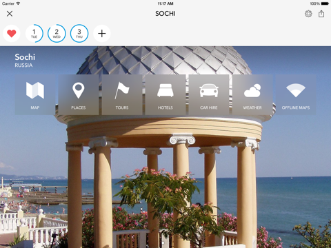 Screenshot #4 pour Sotchi - Carte hors ligne et guide de la ville Tripomatic