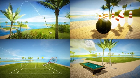 Screenshot #2 for Sports Island — Golf Bowling Tennis Pool
