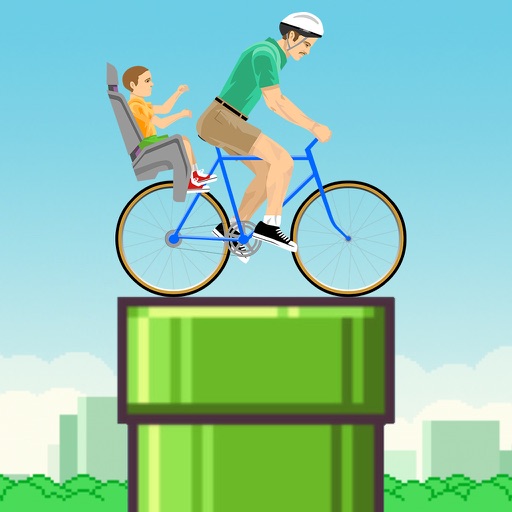 Flappy Wheels: Happy Segway ~ endless arcade flyer in sky Icon