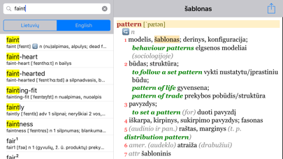 Anglonas - the English-Lithuanian dictionaryのおすすめ画像4