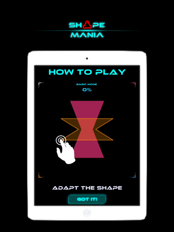 Shape Mania – Fun Geometry Game With Puzzle Action to Test Your Reflex Skills iPad screenshot 1 - Games app