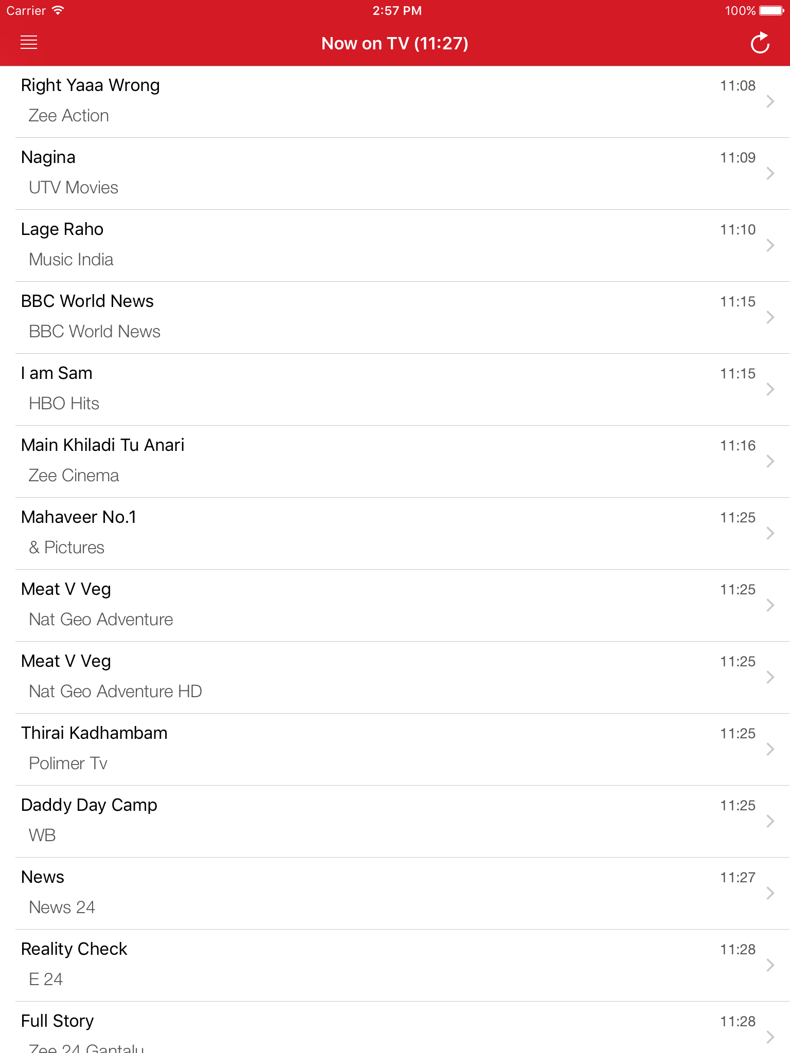 Indian Television Guide screenshot 8