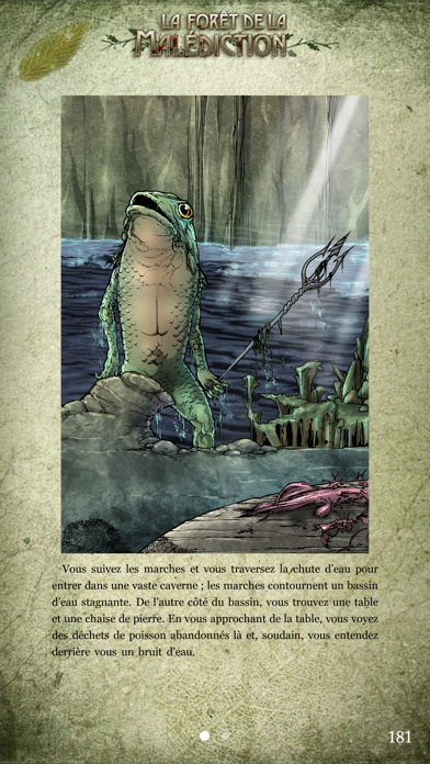 Screenshot #3 pour Fighting Fantasy: La Forêt de la Malédiction