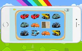 Game screenshot Cars and Trucks Matches Games for Toddler Kids apk