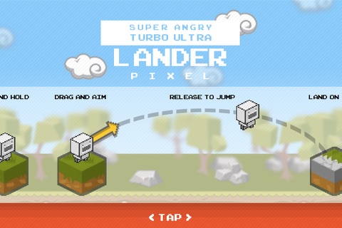 Super Angry Turbo Ultra Lander Pixel screenshot 2