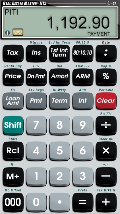 Real Estate Master IIIx -- Simple to Use Residential Real Estate Finance Calculator