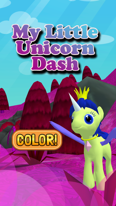 Screenshot #1 pour My Little Unicorn Dash 3D HD