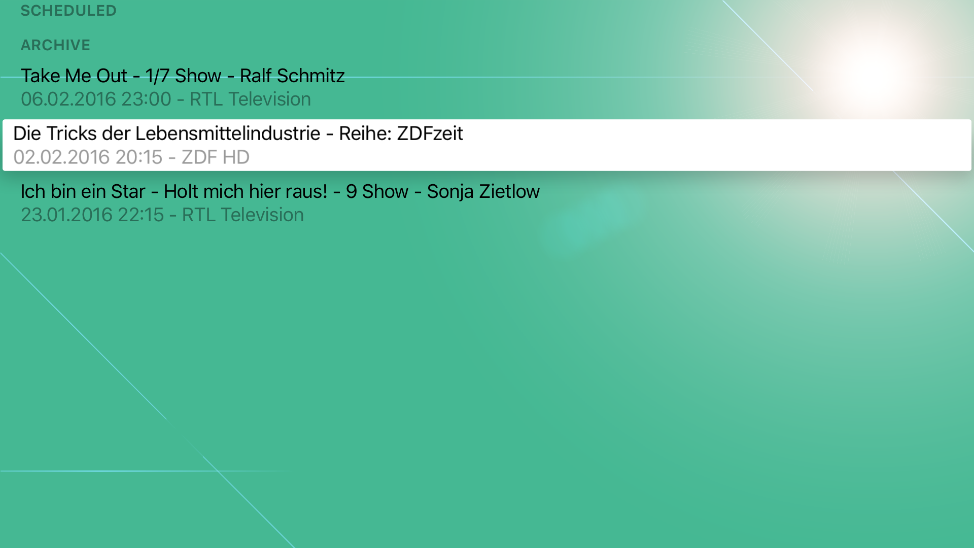 LiveZapp for EyeTV™ screenshot 4