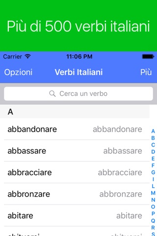 Italian Verb Conjugator screenshot 2