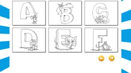 Game screenshot азбука алфавит детские игры : раскраска игры для малышей , учимся рисовать письмо на английском apk