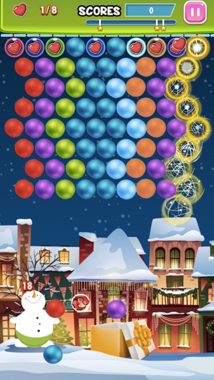 winter bubble shooter