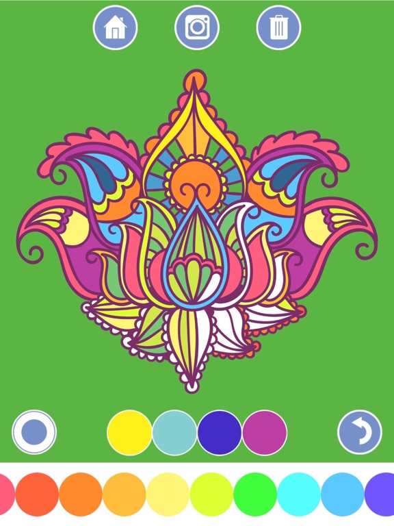Screenshot #5 pour Mes Coloring Book - Mandala, Tribaux, des animaux et des ornements classiques