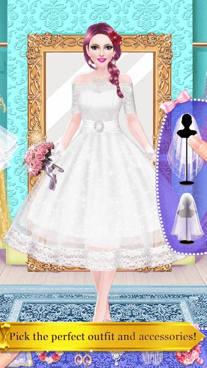 Sweet Wedding Day : Bridal Girls Salon - Spa, Makeup & Dress Up Makeover Game screenshot-3