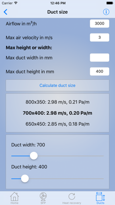 HVAC-calculator screenshot 5