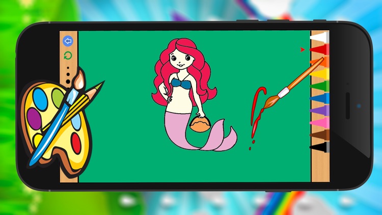 Princess Coloring Book - Amazing draw paint and color games HD screenshot-4