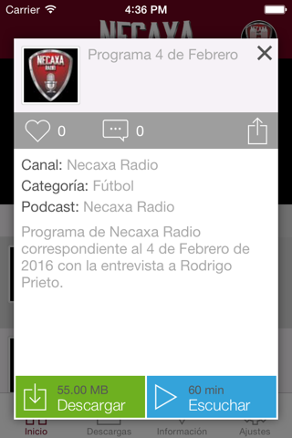 Necaxa Radio screenshot 2