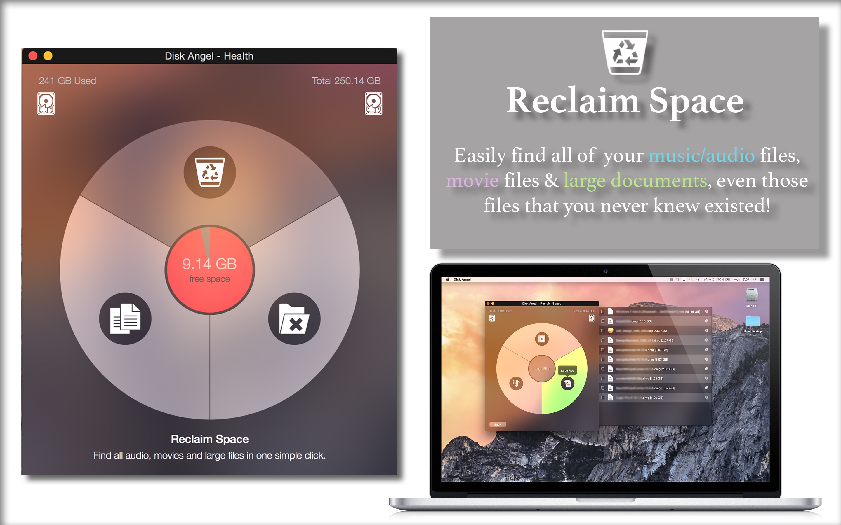Screenshot do app Disk Angel 3-in-1 Cleaner Space Saver & Duplicates