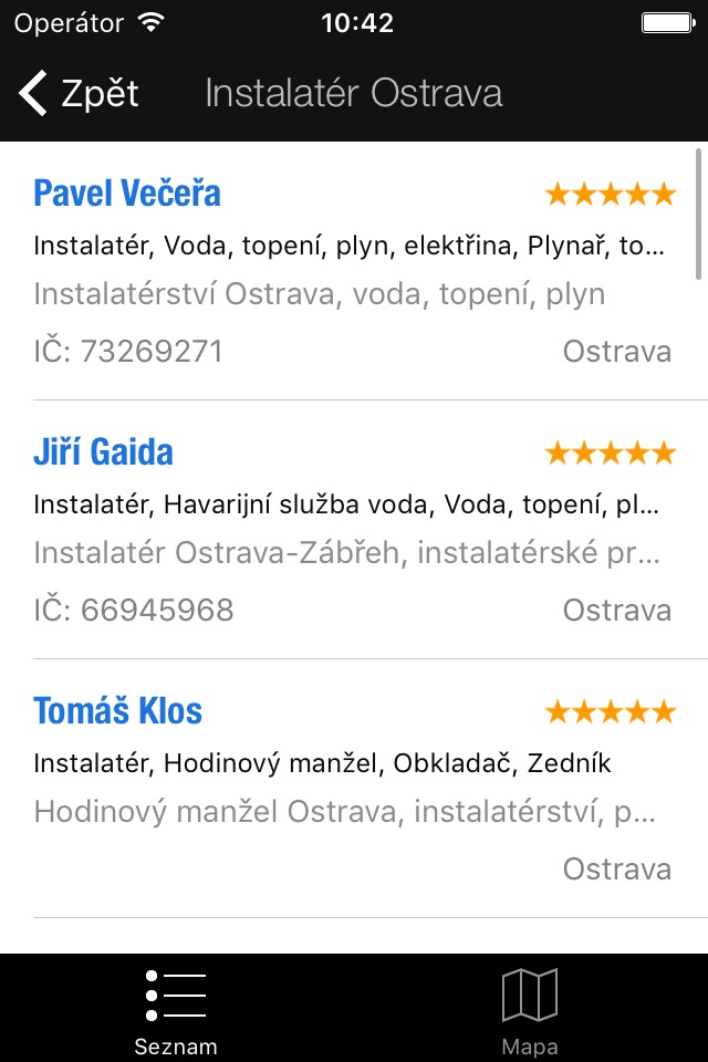 Obchodní, Insolvenční a DPH rejstřík s kontakty - sluzby.cz screenshot 2