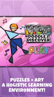 kids doodle & discover: dance, tangram math puzzle iphone screenshot 1