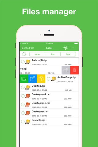 iToolFiles Free - Unrar Files Unzip Zip managers screenshot 3