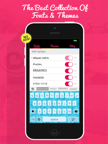 Screenshot #4 pour InstaKey - Custom Theme Keyboard and Cool Fonts Keyboard