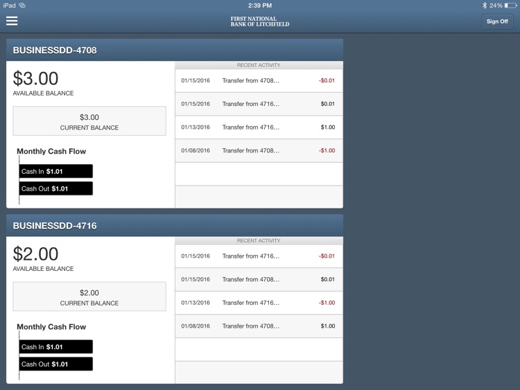 FNBL Mobile for iPad