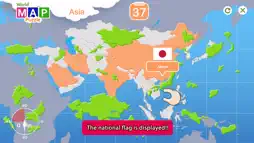 World Map Puzzle for TV screenshot 3