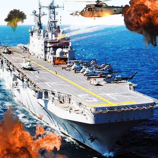 Russian Battleship Naval Fleet War Gunship Attack Icon