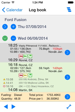 AutoGPS Logbook screenshot 4