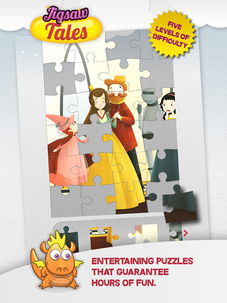 Jigsaw Tale Red Riding Hood - Games for Kids