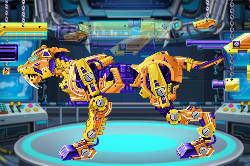 Robot Tiger Dragon Warrior - Robot War screenshot 2