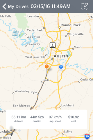 AutoDrive — Drive Tracking - náhled