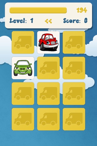 Matching family game: Cars screenshot 4