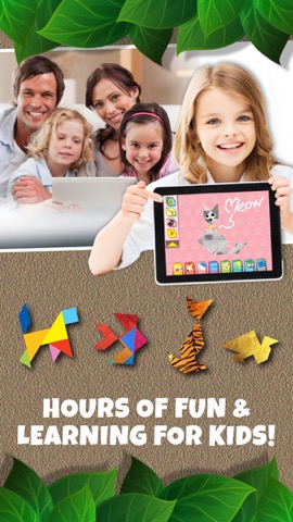 Kids Learning Puzzles: Garden Animals, K12 Tangramのおすすめ画像5